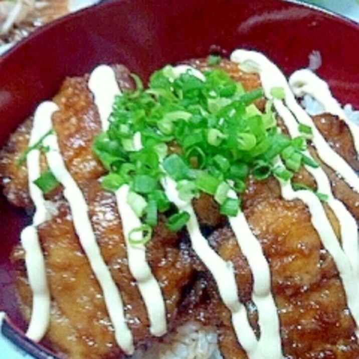 ずぼら丼♪ナゲットてりやき丼♪